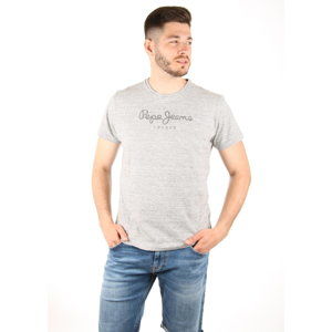 Pepe Jeans pánské šedé žíhané tričko  - L (913)